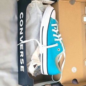 NWT Converse womens 8 Turbo Green